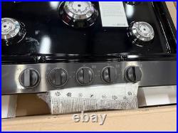 LG Gas Cooktop CBGJ3023D 30 5 Burner, Stainless Steel, Easy Clean, Black