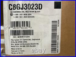 LG Gas Cooktop CBGJ3023D 30 5 Burner, Stainless Steel, Easy Clean, Black