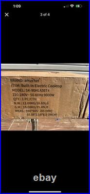 LG LCE3010SB 30 Black 5 Element Smoothtop Electric Cooktop NIB