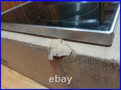 LG cooktop electric- part # AGU76970501 Stainless Steel- open box small dent