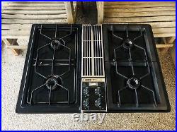 LOCAL PICKUP Jenn Air 30 Gas Stove Cooktop 1210484 (Black) With Downdraft Vent