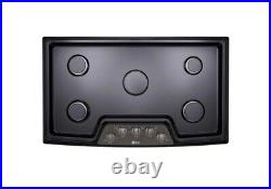 Lg 36 Gas Cooktop Stove (black Stainless Steel) Lcg3611bd