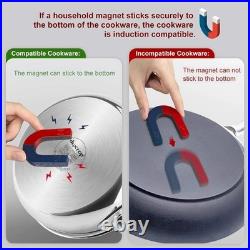 Luxury Portable Induction Cooktop 1800W with LCD Touch Control Silver Elegance