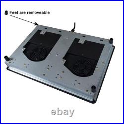 MD-2B 20 In. Mini Duo Dual Element Black Induction Glass-Ceramic Cooktop 1750W 8