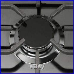 METAWELL 30 Black Titanium 5 Burner Built-in Stoves NG/LPG Cook tops Cooker