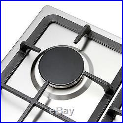 METAWELL 30 Stainless Steel 5 Burner Built-in Stoves Natural Gas+Hob Cooktops
