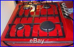 MIELE STAINLESS STEEL GAS COOKTOP 24 KM 360 G Display Model FERRARI RED