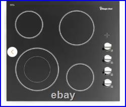 Magic Chef 24 in. Radiant Electric Cooktop in Black with 4 Burner Elements Magic Chef 24 in. Radiant Electric Cooktop in Black with 4 Burner Elements