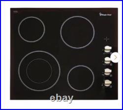 Magic Chef 24 in. Radiant Electric Cooktop in Black with 4 Burner Elements Magic Chef 24 in. Radiant Electric Cooktop in Black with 4 Burner Elements