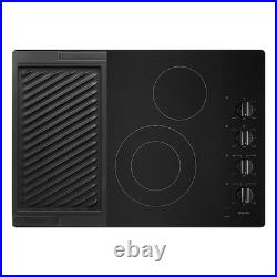 Maytag 30-Inch Electric Cooktop with Reversible Grill & Griddle Black pre-owned