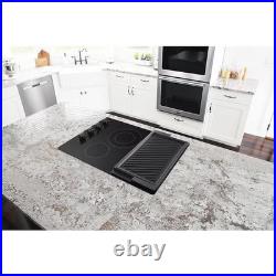 Maytag 30-Inch Electric Cooktop with Reversible Grill & Griddle Black pre-owned
