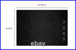 Maytag 30-Inch Electric Cooktop with Reversible Grill & Griddle Black pre-owned