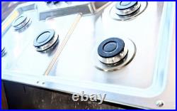 Maytag 36 Gas Cooktop Stainless 5-Burners Recessed Missing Center Grate