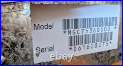 Maytag 36 Gas Cooktop Stainless 5-Burners Recessed Missing Center Grate