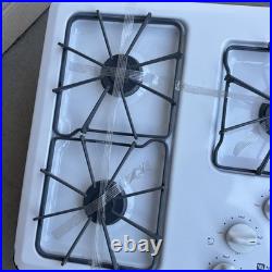 Maytag MGC4436BDW12 36 White 5-Burner Gas Cooktop