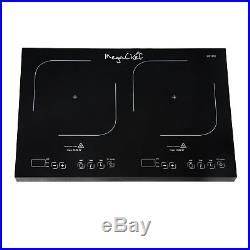 Mega Chef Portable Dual 21 Electric Cooktop with 2 Burners