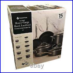 Member's Mark 15-Piece Hard Anodized Aluminum Cookware Set