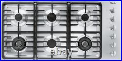 Miele 42 Stainless Steel 6 burners Gas Cooktop KM3485G