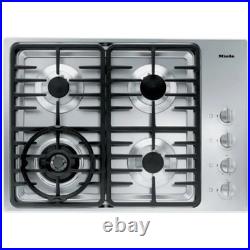 Miele KM3465G 30 Inch Gas Cooktop with 4 Sealed Burners, Continuous Grate