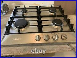 Miele KM360G Stainless Steel 24 in. Gas Cooktop working perfectly
