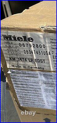 Miele Km3474lp 36 Inch Gas Cooktop(lp Use Only)