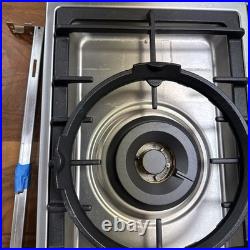 Miele ProLine CombiSet 12 Stainless Steel Power Burner Gas Cooktop CS1011G