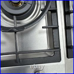 Miele ProLine CombiSet 12 Stainless Steel Power Burner Gas Cooktop CS1011G