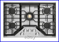 Monogram 30 Deep-Recessed Gas Cooktop (Natural Gas)ZGU30RSLSS