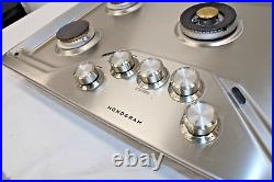 Monogram ZGU36RSLSS 36 Built-In Gas Cooktop with 5 Burners Stainless Steel