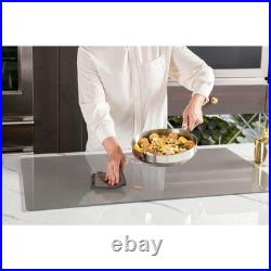 Monogram ZHU36RST 36 Inch Wide 5 Burner Induction Cooktop with Glide Touch Contr