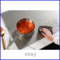 Monogram ZHU36RST 36 Inch Wide 5 Burner Induction Cooktop with Glide Touch Contr