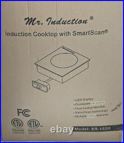 Mr. Induction SPT Sunpentown 1800W Commercial Built-In Induction Cooktop Disc