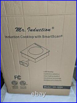 Mr. Induction SPT Sunpentown 1800W Commercial Built-In Induction Cooktop Disc