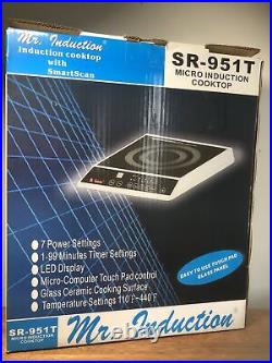 Mr. Induction SR-951T Micro Induction Cooktop Countertop Burner NEW