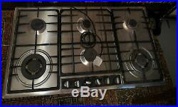 NEFF 6BURNER EXTRA WIDE GAS HOB. T29S9. SERIES 2-90. Ccms Wx62cms-STAINLESS STEEL