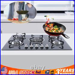 NEW 5 Burners Built-In Stove Top Gas Cooktop Burner Kitchen Cooktop Gas Cooking