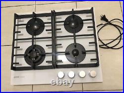 NEW Gorenje 60cm Tempered Glass Natural Gas Cooktop GC6SY2W-AU White (c)