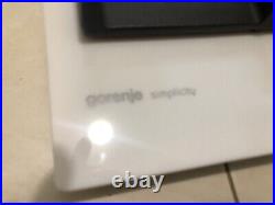 NEW Gorenje 60cm Tempered Glass Natural Gas Cooktop GC6SY2W-AU White (c)