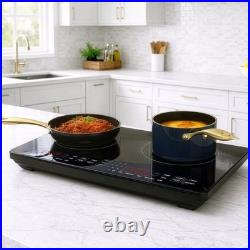 NEW NuWave Dual Top Pro Precision Induction Cooktop Dual Burner Portable 80041CT