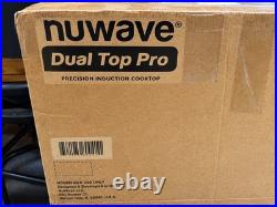 NEW NuWave Dual Top Pro Precision Induction Cooktop Dual Burner Portable 80041CT