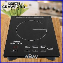 NEW Portable 1800W Induction Cooker Electric Cooktop Burner Countertop Home