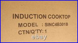 NEW Summit SINC4B30 31W 4 Burner Induction Cooktop Black (30 1/4 X 20 1/2) NEW Summit SINC4B30 31W 4 Burner Induction Cooktop Black (30 1/4 X 20 1/2)