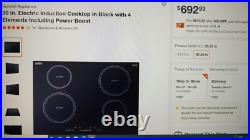 NEW Summit SINC4B30 31W 4 Burner Induction Cooktop Black (30 1/4 X 20 1/2) NEW Summit SINC4B30 31W 4 Burner Induction Cooktop Black (30 1/4 X 20 1/2)