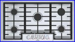 NIB Bosch Benchmark Series NGMP656UC 36 Gas Cooktop with Dual Stacked Burner