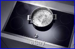 NIB GAGGENAU 36 5 Cooking Zones Induction Cooktop Black Stainless Trim CI491612