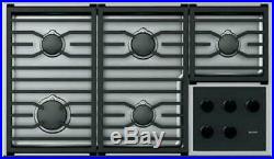 NIB Wolf 36 5 Dual-Stacked Sealed Burners Transitional Gas Cooktop CG365TSLP