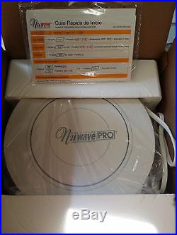 NUWAVE PIC PRO1800 WATTS HIGHEST POWERED 12.2 inch INDUCTION COOKTOP White