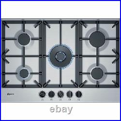 Neff T27DS59N0 75cm Cast Iron Stainless Steel Gas Hob + 2 Year Warranty (New)