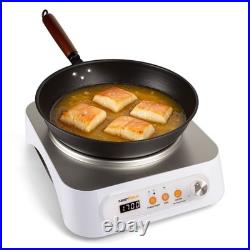 Nestiqex 1700W 100V~185V Induction Cooktop With Wok Pan Electric Stove Burner