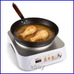 Nestiqex 1700W 100V~185V Induction Cooktop With Wok Pan Electric Stove Burner